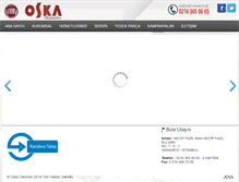 Tablet Screenshot of oskaotomotiv.com
